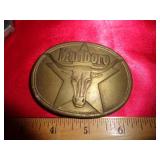 SOLID BRASS 1987 MARLBORO  BELT BUCKLE