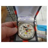 BRADLEY MICKEY MOUSE POCKET WATCH / RUNS