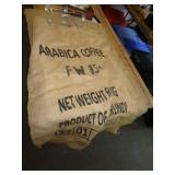 COFFEE BEAN BAG BURLAP / RK