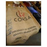 COFFEE BEAN BAG BURLAP / RK