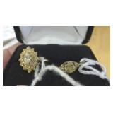 2 - 14KT GOLD PLATE RINGS SZ 8