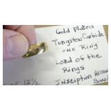 LORD OF THE RINGS GOLDPLATE SZ 12.5