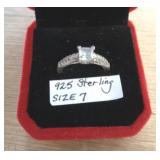 STERLING SILVER RING SZ 7