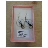 COSTUME EARRINGS CAT THEME