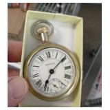 WESTCLOX POCKET WATCH / CRYSTAL BROKE