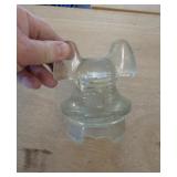 MICKEY MOUSE EARS GLASS INSLTR / BROKE AT BOTTOM