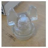 MICKEY MOUSE EARS GLASS INSULATOR