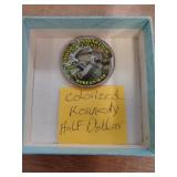 COLORIZED KENNEDY HALF DOLLAR