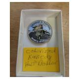 COLORIZED KENNEDY HALF DOLLAR