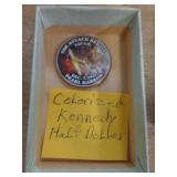 COLORIZED KENNEDY HALF DOLLAR