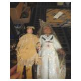 2 - NATIVE AMERICAN DOLLS