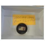 1000MG (1G) .999 SILVER BAR