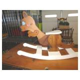 WOOD ROCKING KANGAROO / LW