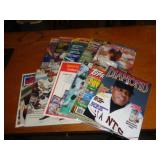 10 - SPORTS MAGAZINES - SOME WITH CARDS