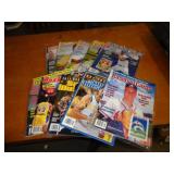 10 - SPORTS MAGAZINES - SOME WITH CARDS
