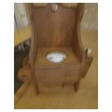 WOOD POTTY CHAIR
