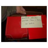 LEATHER WATCH CASE "EMPTY"