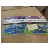 2 - TMNT BIRTHDAY BANNER KITS