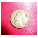 SILVER WAR NICKEL - 1942-P