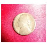 SILVER WAR NICKEL - 1942-P