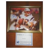 8X10 W COA -  TOM BRADY
