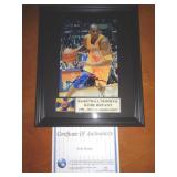 8X10 W COA -  KOBE BRYANT