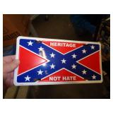 METAL REBEL LICENSE PLATE