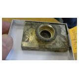 VINTAGE METAL INK WELL