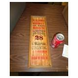 6"X19" WALL DECOR SIGN