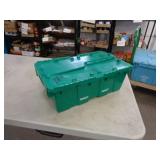 SMALL HINGED LID TOTE / RW