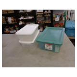 3 - SMALL TOTES W LIDS / RW