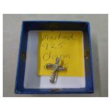 STERLING SILVER - CROSS CHARM