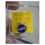STERLING SILVER - NASA CHARM