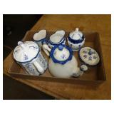 BLUE & WHITE GLASSWARE