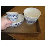 BLUE & WHITE GLASSWARE