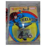 HOT WHEELS -MIB MARVEL BLACK WIDOW 2016