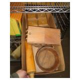 SEWING BOX & WOOD ITEMS / UT