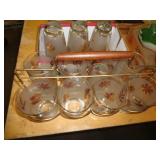 11 GOLD LEAF GLASSES & CARRIER