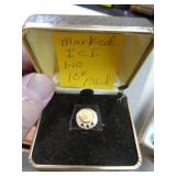 ICI PIN 10KT GOLD FILLED