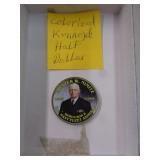 COLORIZED KENNEDY HALF DOLLAR