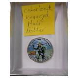 COLORIZED KENNEDY HALF DOLLAR