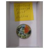 COLORIZED KENNEDY HALF DOLLAR