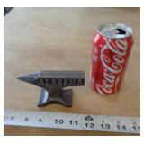 CAST IRON MINI ANVIL - ALABAMA CRIMSON TIDE