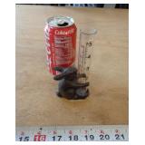 CAST IRON RABBIT RAIN GAUGE