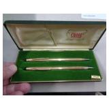 10KT GOLD FILLED CROSS PEN SET