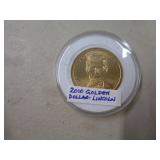 $1 PRESIDENT COIN - LINCOLN 2010