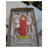 U OF L POSTER SIGNED / NO COA