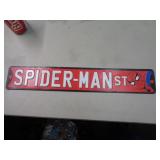 3"X20" METAL SIGN - SPIDER - MAN