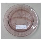 INDIANA GLASS KIDS PLATE
