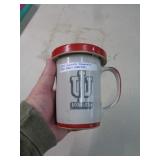 STONEWARE MUG & COASTER - I OF U